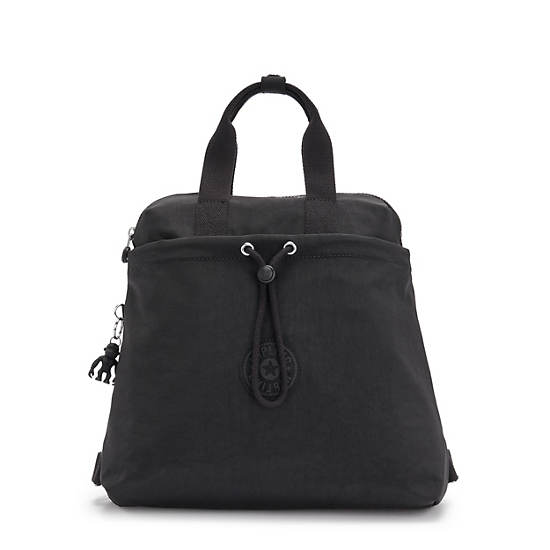 Kipling Goyo Medium Tote Backpacks Black Noir | CA 1584MQ